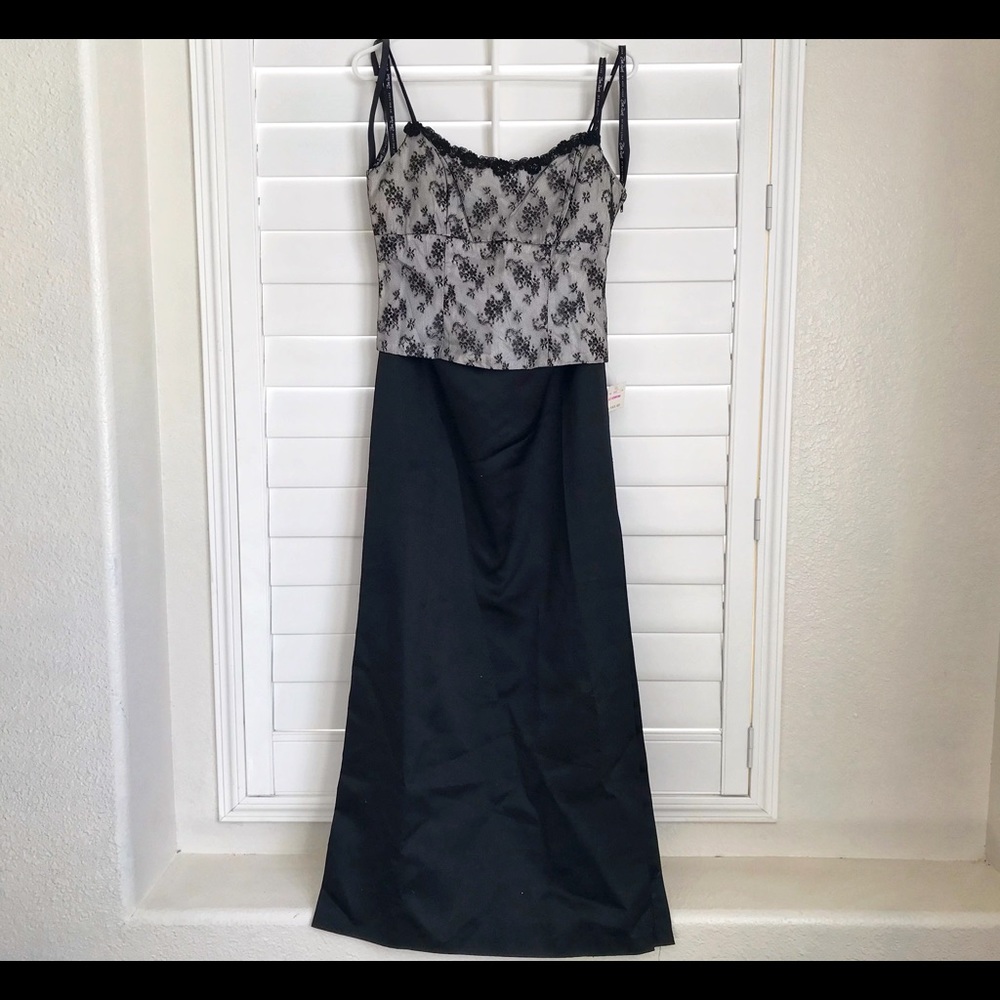 2-pc Set Corset Style Blouse & Skirt